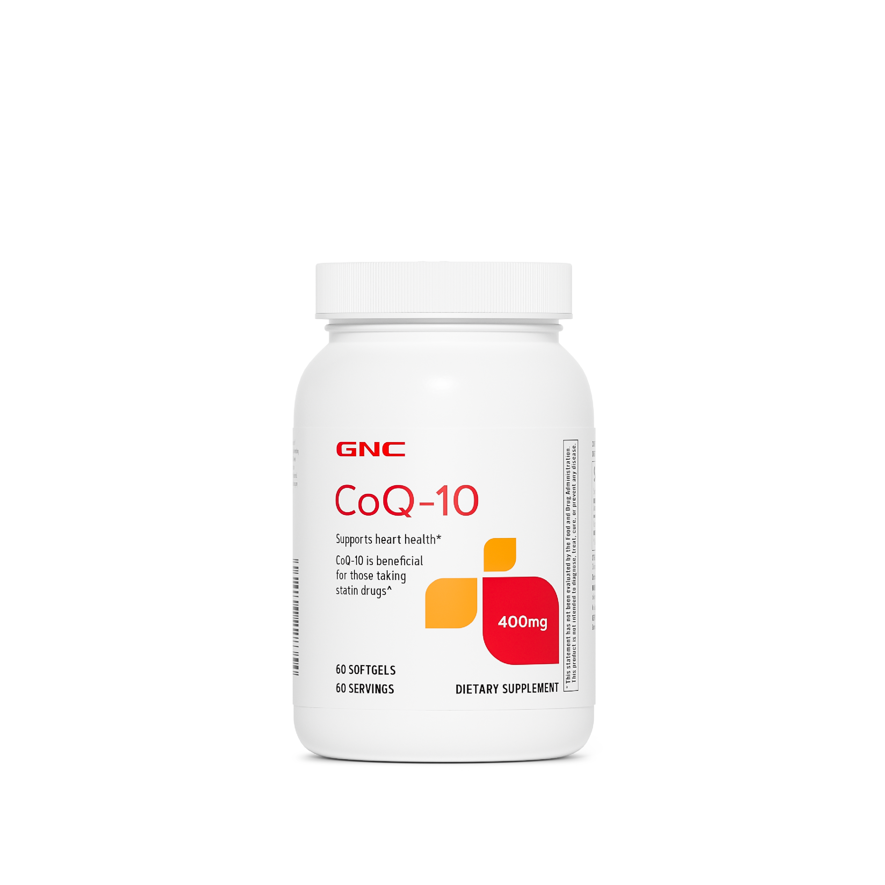CoQ-10 400mg - 60 Softgels (60 Servings)  | GNC